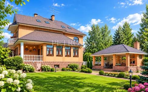 3-этажный коттедж 680.4 м² с отделкой
