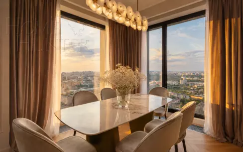 4-КОМН. КВАРТИРА С ОТДЕЛКОЙ 135 М² НА 35 ЭТАЖЕ