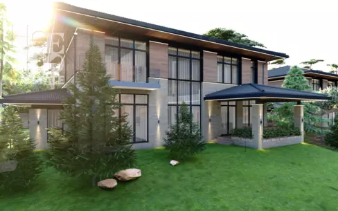 1-этажный коттедж 340 м² с отделкой