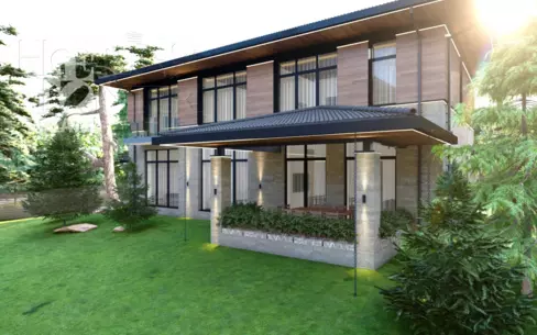 1-этажный коттедж 340 м² с отделкой