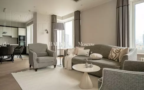 3-КОМН. КВАРТИРА С ОТДЕЛКОЙ 120 М² НА 17 ЭТАЖЕ