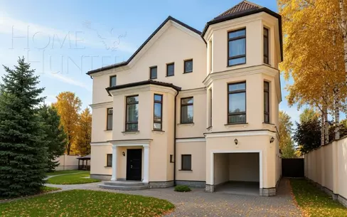 3-этажный коттедж 600 м² с отделкой