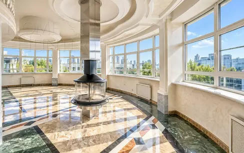 2-УРОВНЕВАЯ КВАРТИРА БЕЗ ОТДЕЛКИ 375.5 М² НА 4 ЭТАЖЕ