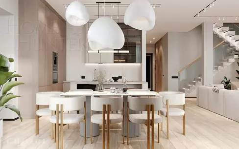 2-этажный коттедж 520 м² без отделки