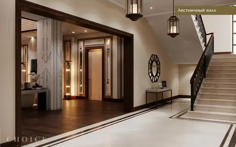 2-этажный коттедж 1 117.5 м² с отделкой