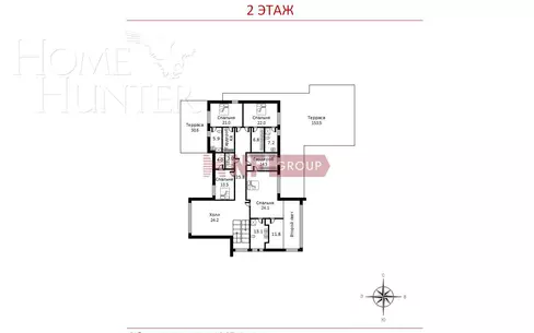 КОТТЕДЖ 1 067.1 м² с отделкой
