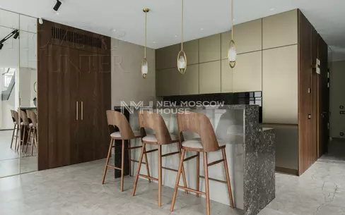 3-этажный коттедж 640 м² с отделкой