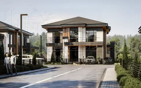 2-этажный коттедж 379.1 м² без отделки