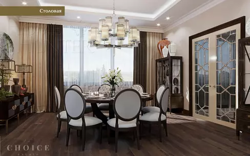 2-этажный коттедж 1 117.5 м² с отделкой
