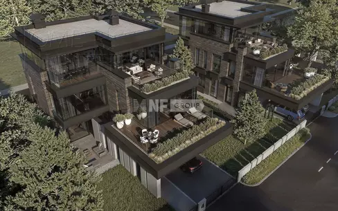 3-этажный коттедж 538 м² без отделки