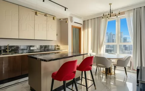 3-КОМН. АПАРТАМЕНТЫ С ОТДЕЛКОЙ 116.8 М² НА 34 ЭТАЖЕ