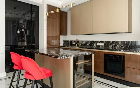 3-КОМН. АПАРТАМЕНТЫ С ОТДЕЛКОЙ 116.8 М² НА 34 ЭТАЖЕ