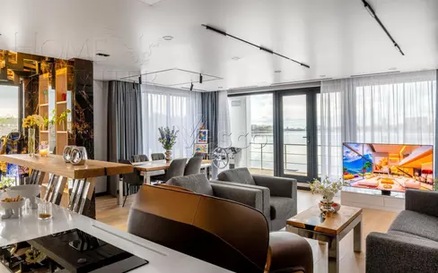 2-УРОВНЕВЫЕ АПАРТАМЕНТЫ С ОТДЕЛКОЙ 480 М² НА 1 ЭТАЖЕ