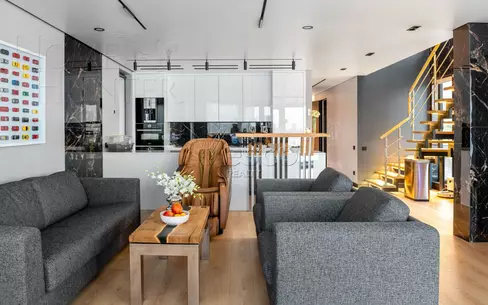 2-УРОВНЕВЫЕ АПАРТАМЕНТЫ С ОТДЕЛКОЙ 480 М² НА 1 ЭТАЖЕ
