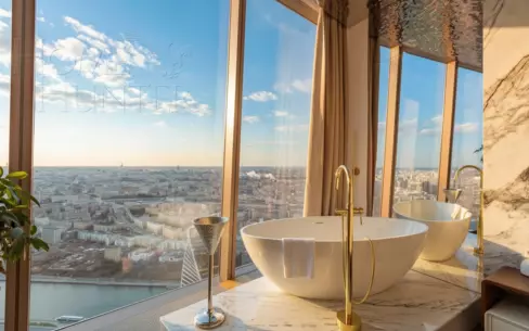 2-КОМН. АПАРТАМЕНТЫ С ОТДЕЛКОЙ 78.3 М² НА 81 ЭТАЖЕ
