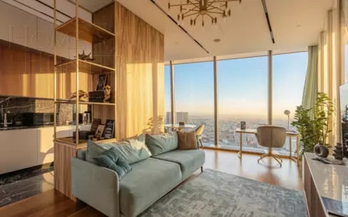 2-КОМН. АПАРТАМЕНТЫ С ОТДЕЛКОЙ 85.5 М² НА 81 ЭТАЖЕ