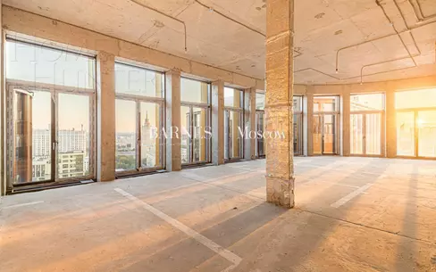 10-КОМН. ПЕНТХАУС БЕЗ ОТДЕЛКИ 847.2 М² НА 20 ЭТАЖЕ