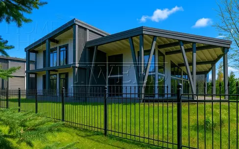 2-этажный коттедж 500 м² без отделки
