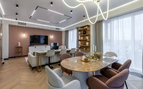 4-КОМН. КВАРТИРА С ОТДЕЛКОЙ 129 М² НА 11 ЭТАЖЕ