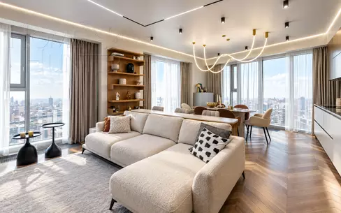 4-КОМН. КВАРТИРА С ОТДЕЛКОЙ 129 М² НА 11 ЭТАЖЕ