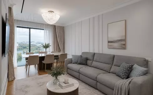 4-КОМН. КВАРТИРА С ОТДЕЛКОЙ 111.6 М² НА 17 ЭТАЖЕ
