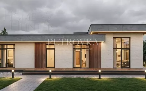 1-этажный коттедж 208.71 м² без отделки
