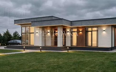 1-этажный коттедж 208.71 м² без отделки