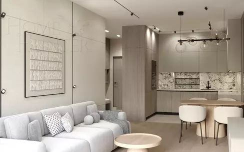 3-КОМН. КВАРТИРА С ОТДЕЛКОЙ 80.4 М² НА 31 ЭТАЖЕ