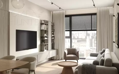 3-КОМН. КВАРТИРА С ОТДЕЛКОЙ 80.4 М² НА 31 ЭТАЖЕ