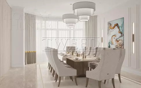 3-этажный коттедж 1 900 м² без отделки