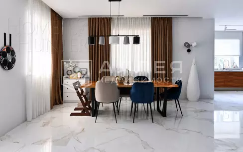 2-этажный коттедж 560 м² с отделкой