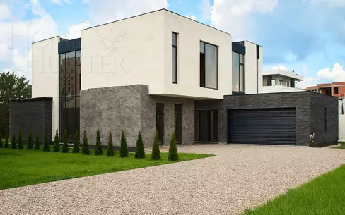 2-этажный коттедж 393.85 м² без отделки