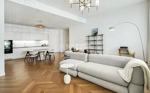 3-КОМН. АПАРТАМЕНТЫ С ОТДЕЛКОЙ 124.3 М² НА 4 ЭТАЖЕ