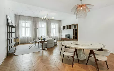 3-КОМН. АПАРТАМЕНТЫ С ОТДЕЛКОЙ 124.3 М² НА 4 ЭТАЖЕ