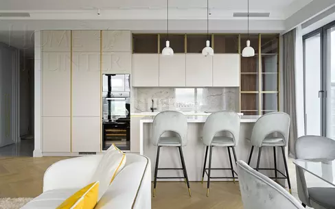 4-КОМН. КВАРТИРА С ОТДЕЛКОЙ 135 М² НА 35 ЭТАЖЕ