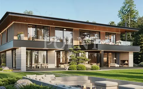 2-этажный коттедж 1 400 м² с отделкой