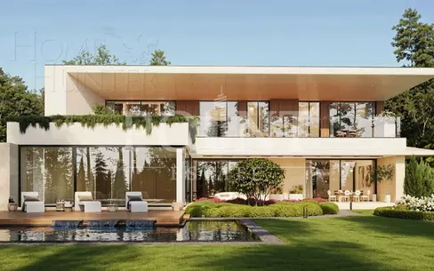 2-этажный коттедж 1 400 м² с отделкой