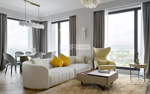 4-КОМН. КВАРТИРА С ОТДЕЛКОЙ 135 М² НА 35 ЭТАЖЕ