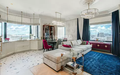4-КОМН. КВАРТИРА С ОТДЕЛКОЙ 133.4 М² НА 23 ЭТАЖЕ