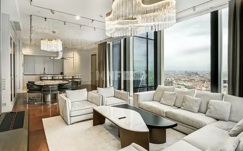 4-КОМН. АПАРТАМЕНТЫ С ОТДЕЛКОЙ 250 М² НА 57 ЭТАЖЕ