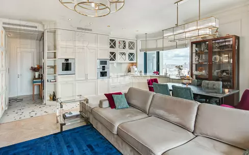 4-КОМН. КВАРТИРА С ОТДЕЛКОЙ 133.4 М² НА 23 ЭТАЖЕ