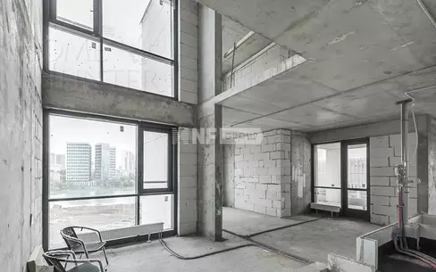 2-УРОВНЕВАЯ КВАРТИРА БЕЗ ОТДЕЛКИ 202.8 М² НА 8 ЭТАЖЕ