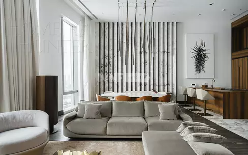 2-КОМН. КВАРТИРА С ОТДЕЛКОЙ 168 М² НА 50 ЭТАЖЕ