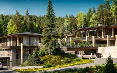 3-этажный коттедж 637 м² без отделки