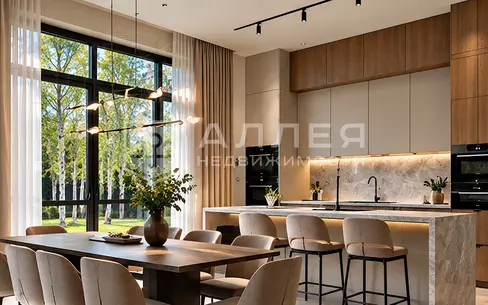 2-этажный коттедж 490 м² с отделкой