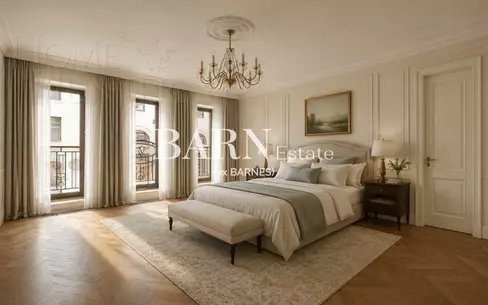 4-КОМН. АПАРТАМЕНТЫ БЕЗ ОТДЕЛКИ 127.3 М² НА 2 ЭТАЖЕ