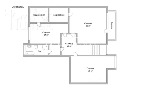 2-УРОВНЕВАЯ КВАРТИРА С ОТДЕЛКОЙ 293 М² НА 6 ЭТАЖЕ