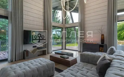 2-этажный коттедж 500 м² с отделкой