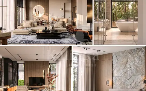 2-этажный коттедж 636.49 м² без отделки