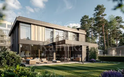 2-этажный коттедж 818.16 м² без отделки